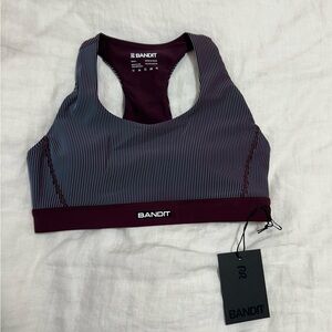Bandit NWT Women’s Striped Cadence Sports Bra size XS